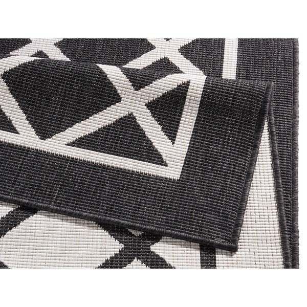 Covor adecvat pentru exterior NORTHRUGS Twin Supreme, 80 x 250 cm, negru-crem-image-1