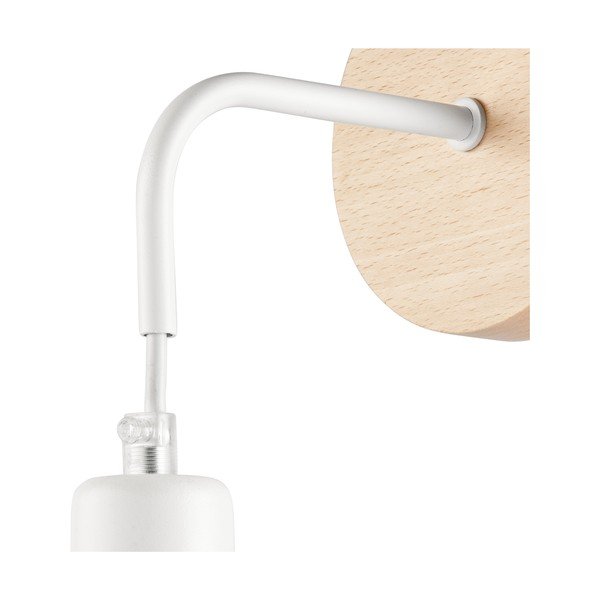 Aplică de perete albă/în culoare naturală Orazio – LAMKUR-image-3