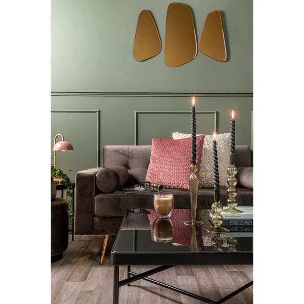 Sfeșnic din sticlă PT LIVING Bubbles, verde-image-1