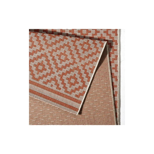 Covor potrivit și pentru exterior Raute 80x200 cm, coral-image-1