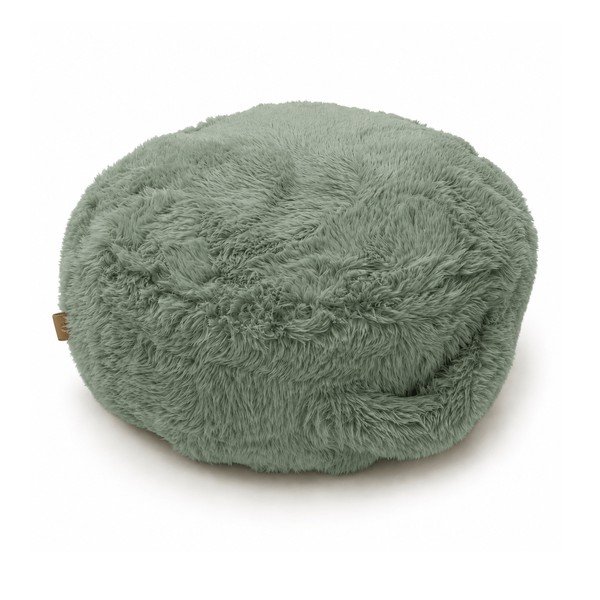 Fotoliu puf pentru copii verde salvie Mammoth – Meowbaby