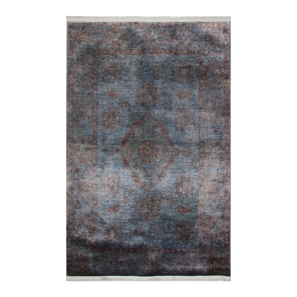 Covor Eco Rugs Diane, 75 x 300 cm, albastru - gri