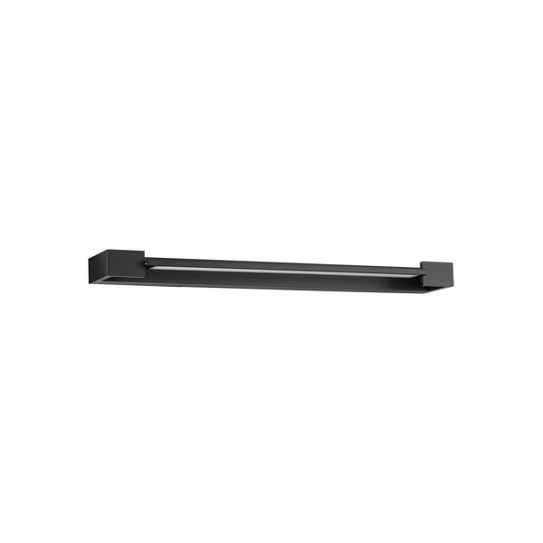 Aplică de perete negru-mat LED din aluminiu Arga – Nova Luce