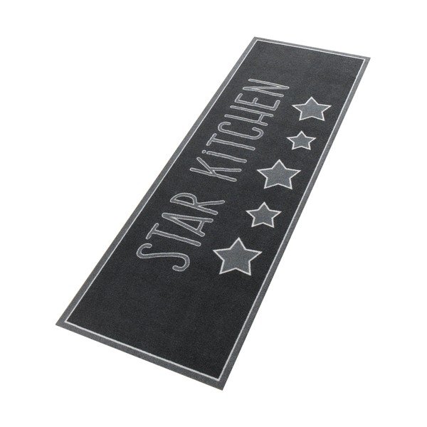 Covor de bucătărie / traversă Zala Living Star Kitchen, 50 x 150 cm, gri închis-image-3