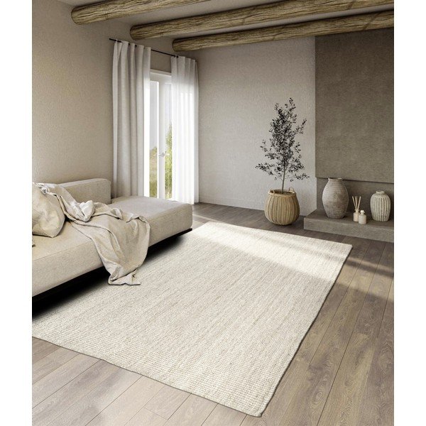 Covor alb reversibil/țesut manual din iută 160x230 cm Rosalie – Villeroy&Boch-image-1