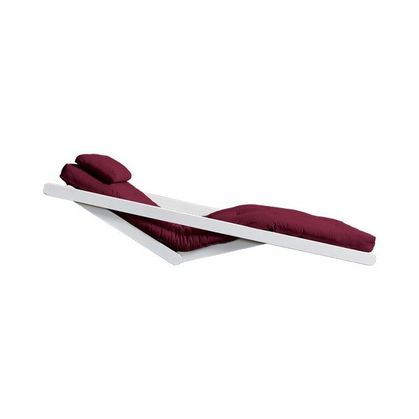 Șezlong variabil Karup Design Figo, White/Bordeaux, 70 cm-image-4