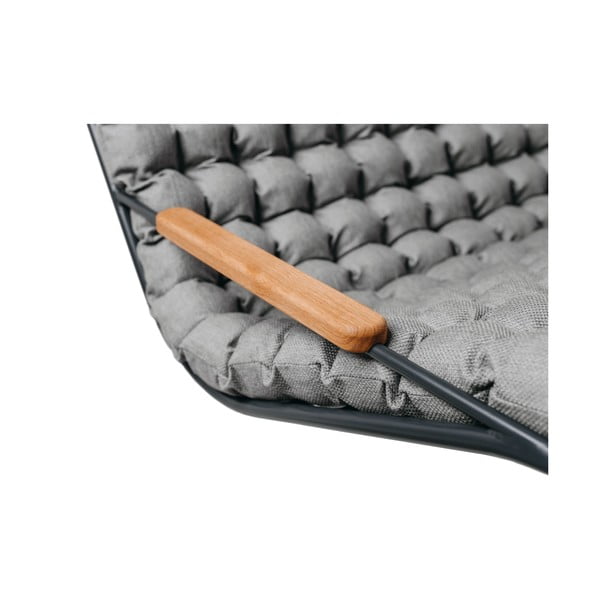 Leagăn de masaj 2 locuri pentru exterior Linda Vrňáková Vikos, gri închis-image-4