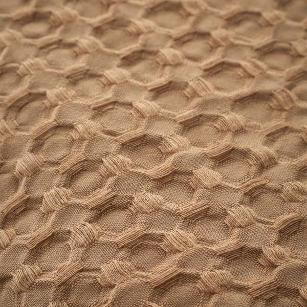 Lenjerie de pat maro pentru pat dublu 200x200 cm Muscat Waffle – Pineapple Elephant-image-4