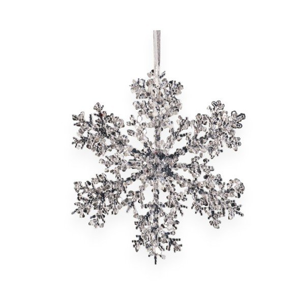 Decorațiune de agățat de Crăciun Casa Selección Snow, ⌀ 20 cm