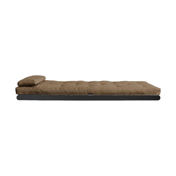 Șezlong variabil cu 2 locuri KARUP Design Figo Black/Mocca-image-2