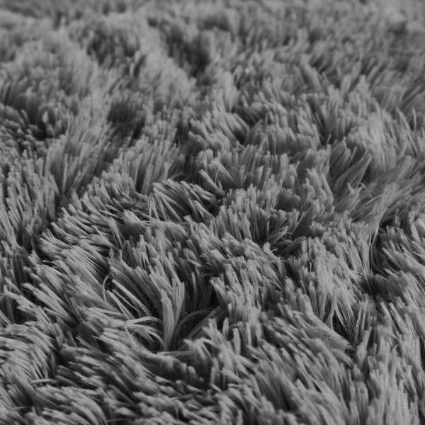 Lenjerie de pat din micropluș Catherine Lansfield Cuddly, 200 x 200 cm, gri închis-image-4