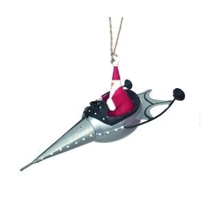 Decorațiune de agățat de Crăciun Silver Rocket - G-Bork