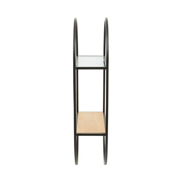 Raft negru/în culoare naturală etajat din metal 35 cm Mataram – Premier Housewares-image-4