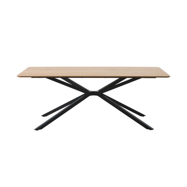 Masă de dining cu blat cu aspect de lemn de stejar 90x160 cm Cesura – Unique Furniture