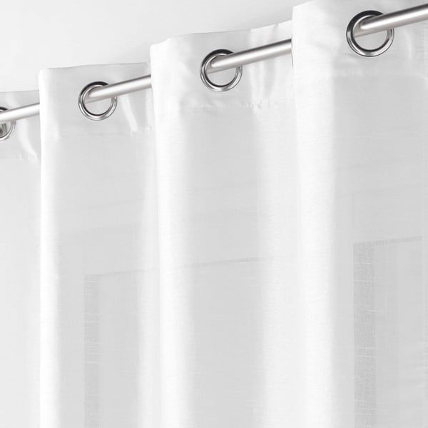 Draperie albă din satin 140x240 cm Shana – douceur d'intérieur-image-1