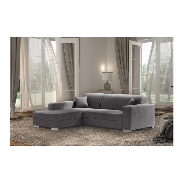 Canapea cu șezlong partea stângă Interieur De Famille Paris Bijou, gri închis-image-3