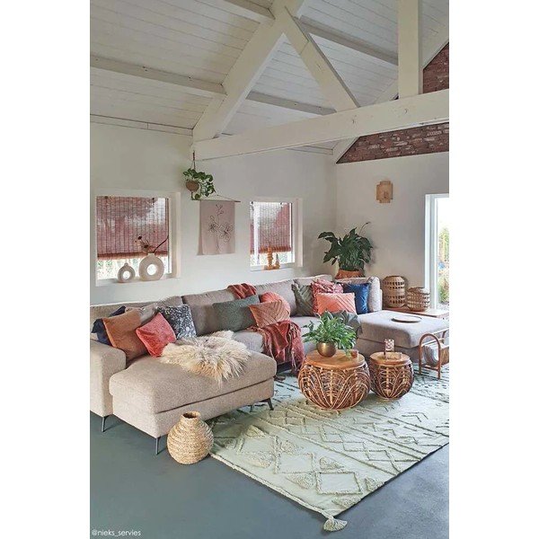 Covor verde deschis lavabil/țesut manual din bumbac 170x240 cm Tribu Olive – Lorena Canals-image-4