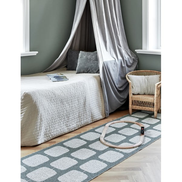 Covor tip traversă pentru interior și exterior verde/crem 70x300 cm Sten Army – Pappelina-image-1