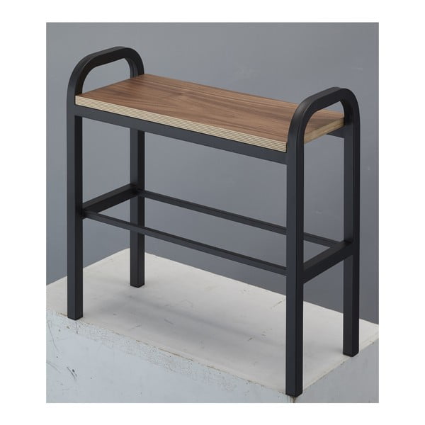 Pantofar negru/natural  din metal Tower – YAMAZAKI-image-2