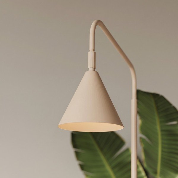 Lampadar bej cu structură flexibilă din oțel (înălțime 165 cm) Zylo – Sollux-image-1