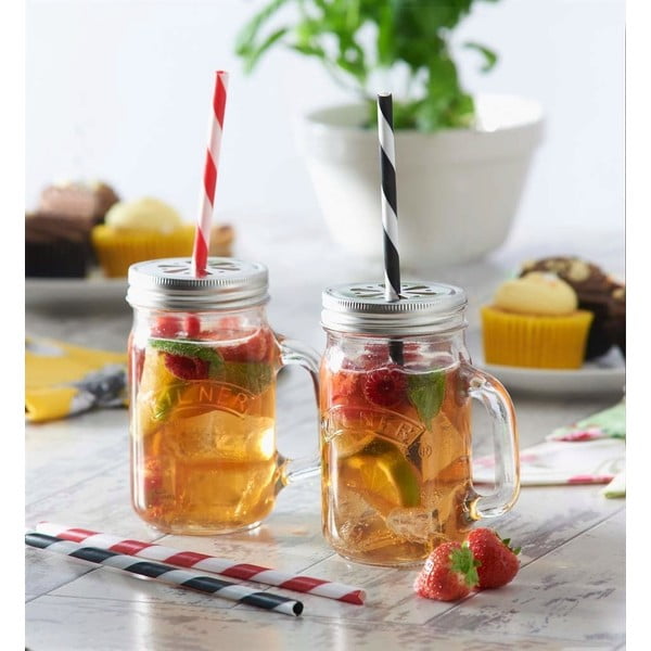 Set 6 capace decorative pentru sticle Kilner-image-1