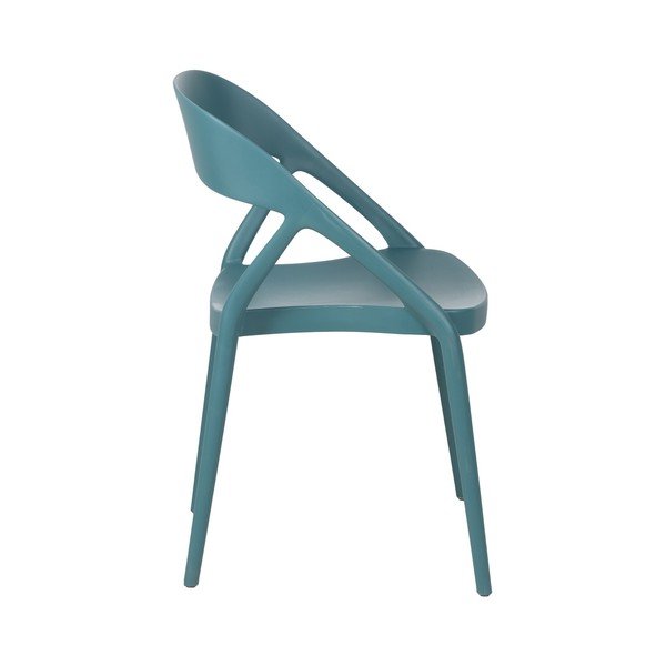 Scaune de dining albastre 2 buc. din plastic – Ixia-image-4