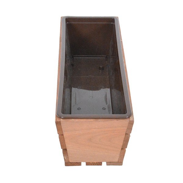 Jardinieră din lemn 51 cm Modern – Rojaplast-image-1