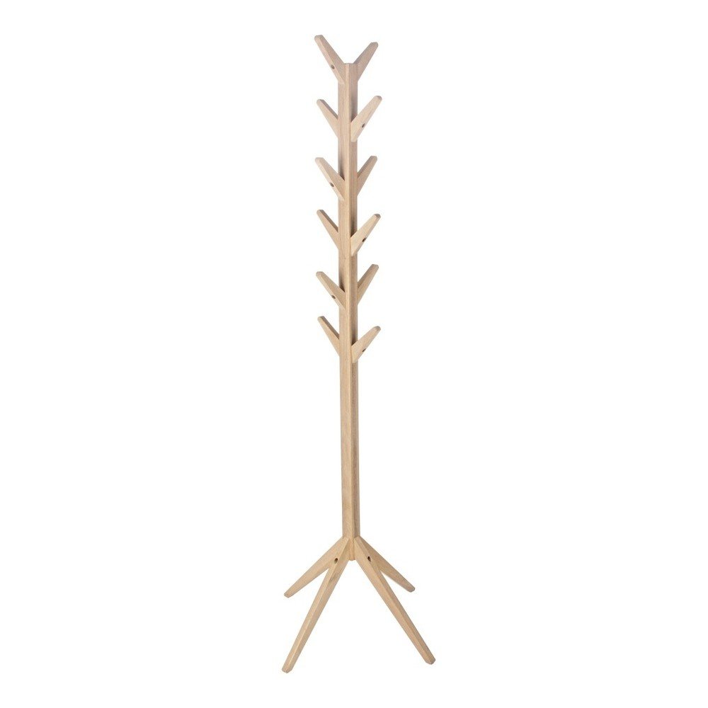 Cuier în culoare naturală deschisă din lemn de stejar 60x169 cm Daiki – Yes Everyday
