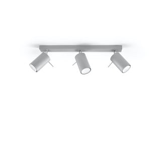 Plafonieră Nice Lamps Etna, lungime 45 cm, gri