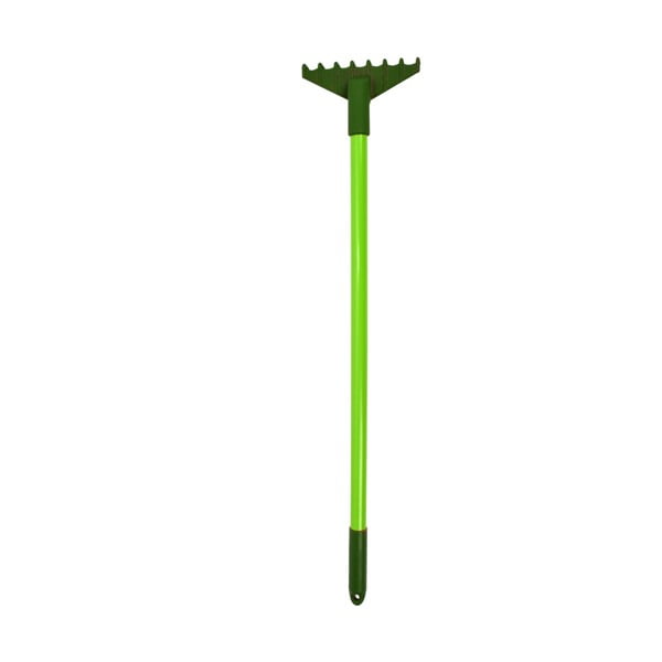 Greblă pentru copii Esschert Design, înălțime 70 cm, verde-image-1