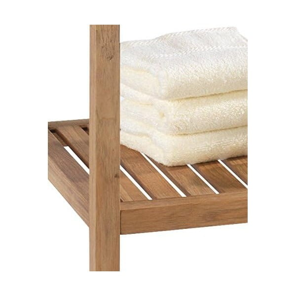 Etajeră de baie în culoare naturală din lemn de nuc 36x112 cm Norway – Wenko-image-3