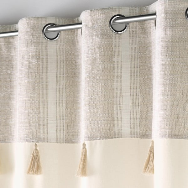 Draperie în culoare naturală 140x240 cm Island – douceur d'intérieur-image-2