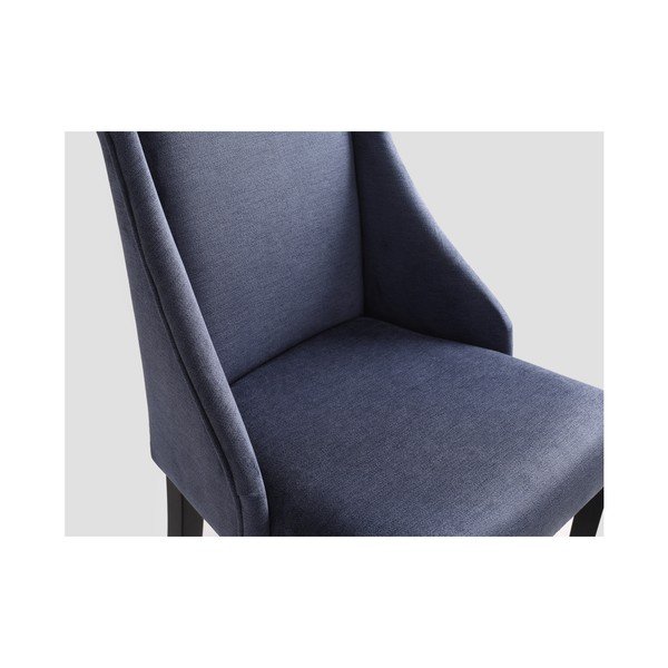 Scaun cu picioare negre Custom Form Venti, albastru închis-image-4