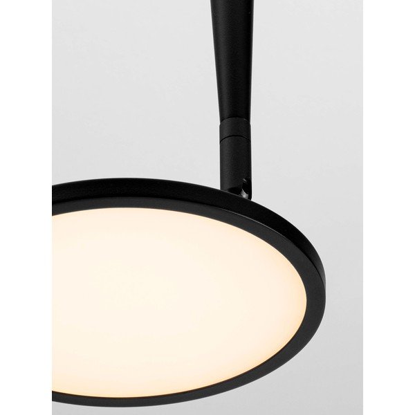 Plafonieră negru-mat LED cu structură flexibilă din aluminiu Ekei – Nova Luce-image-3