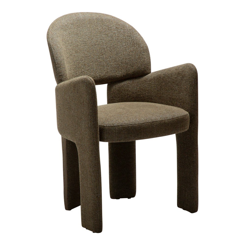 Scaun de living kaki cu cotiere Aole – DAN-FORM Denmark