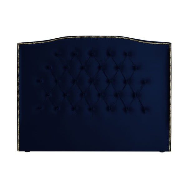 Tăblie pentru pat Mazzini Sofas Daisy, 180 x 120 cm, albastru nautic