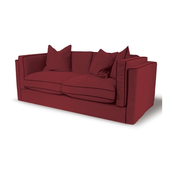 Canapea cu 2 locuri Rodier Organdi, roșu