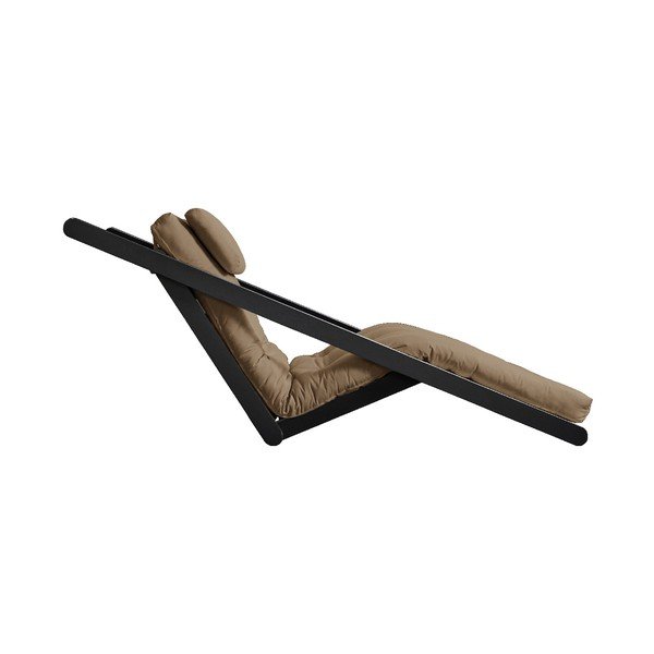 Șezlong variabil cu 2 locuri KARUP Design Figo Black/Mocca-image-4
