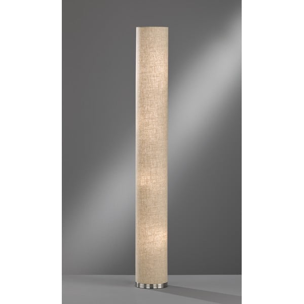 Lampadar bej cu abajur textil (înălțime 156 cm) Thor – Fischer & Honsel-image-1