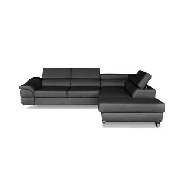 Colțar extensibil  Windsor  & Co. Sofas Omnikron, colț partea dreaptă, gri închis