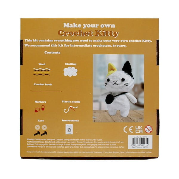 Set creativ DIY Crochet Cat – Rex London-image-4
