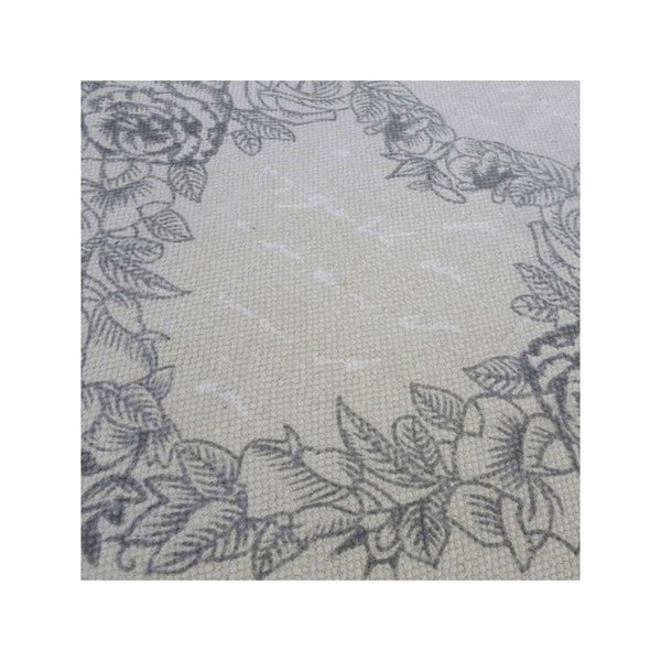 Covor din bumbac țesut manual, Webtappeti Shabby Rose, 60 x 90 cm-image-1