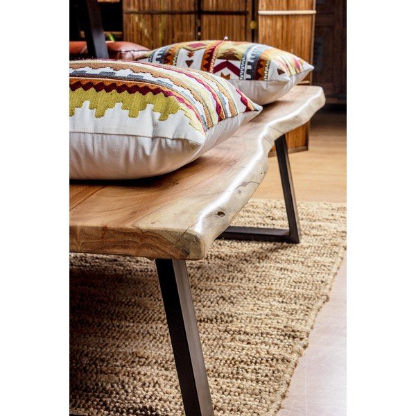 Bancă în culoare naturală din lemn masiv Artur – Bizzotto-image-3