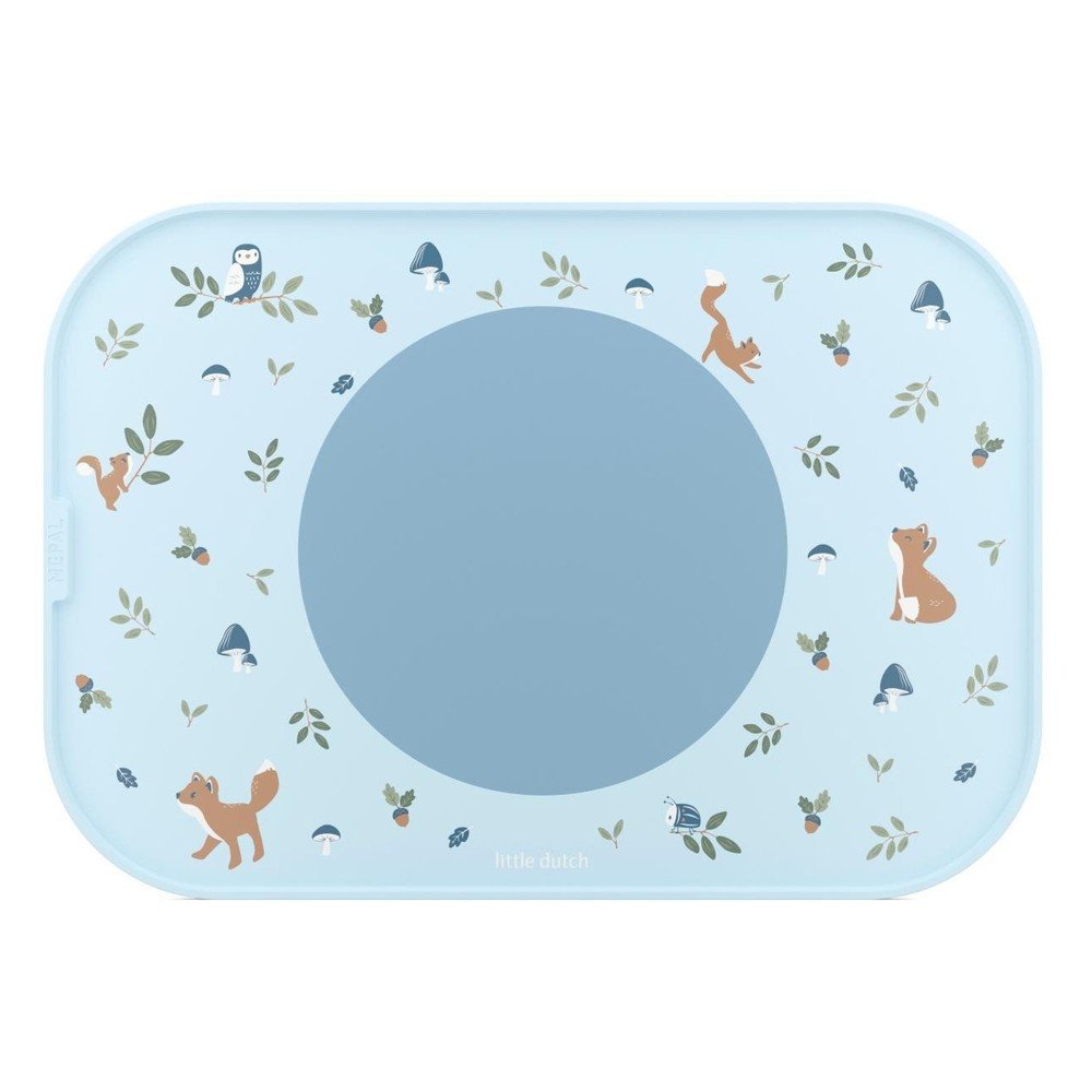 Suport de farfurie pentru copii din plastic/din silicon 28x40 cm Forest Friends – Mepal