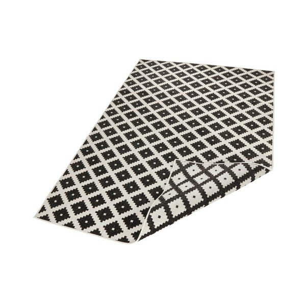 Covor reversibil Bougari, 120 x 170 cm, negru - alb-image-3