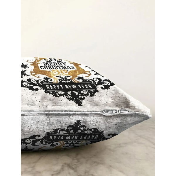 Față de pernă 43x43 cm  cu model de Crăciun – Mila Home-image-1