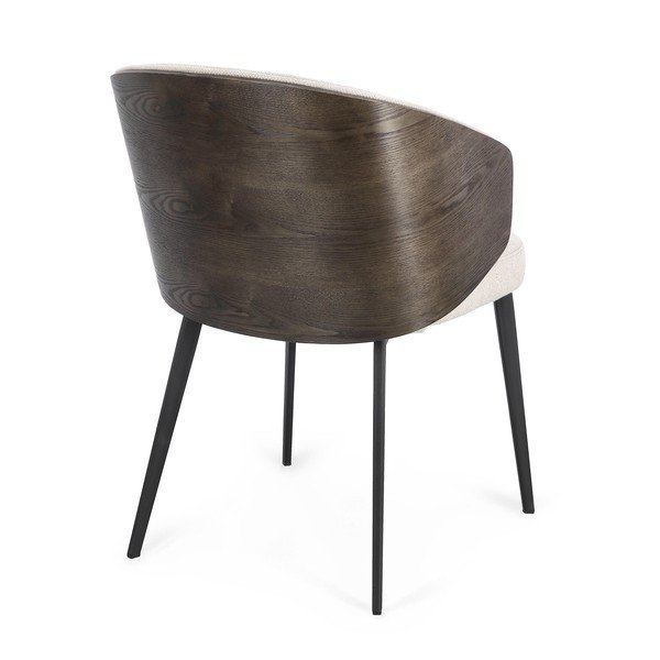 Scaun de living bej cu cotiere tapițat Kinsley – Bizzotto-image-3