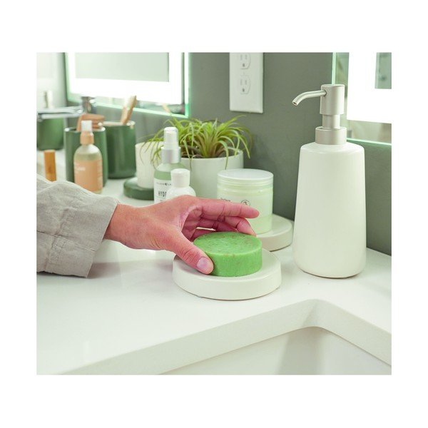 Săpunieră din ceramică iDesign Eco Vanity, alb-image-4