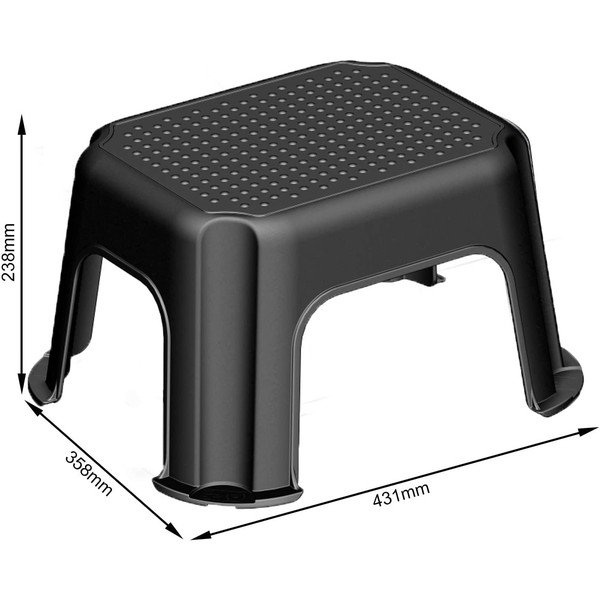 Scaun negru Basic - Rotho-image-3