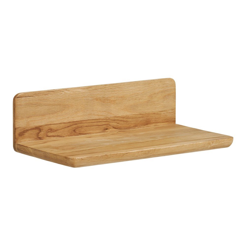 Raft în culoare naturală deschisă din lemn de stejar 40 cm Salina – House Nordic